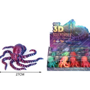 Pulpo Realista 27CM ESTRUCTURA 3D