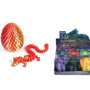Set de Huevos de Dragon 13CM ESTRUCTURA 3D