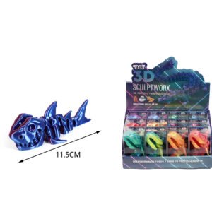 Hueso de Tiburon Gordo 11.5CM ESTRUCTURA 3D