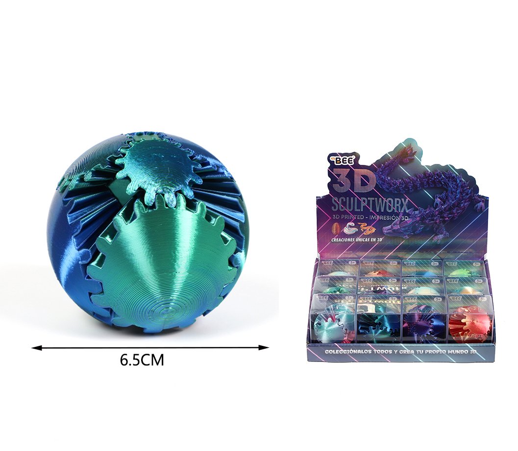 Pelota Antiestres 6.5CM ESTRUCTURA 3D