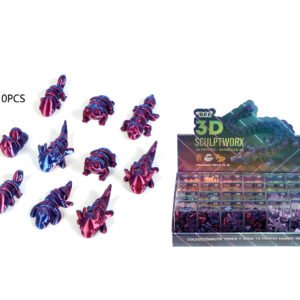 Mini Animales Reptiles 10 PCS ESTRUCTURA 3D