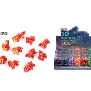 Mini Animales Salvajes 10 PCS ESTRUCTURA 3D