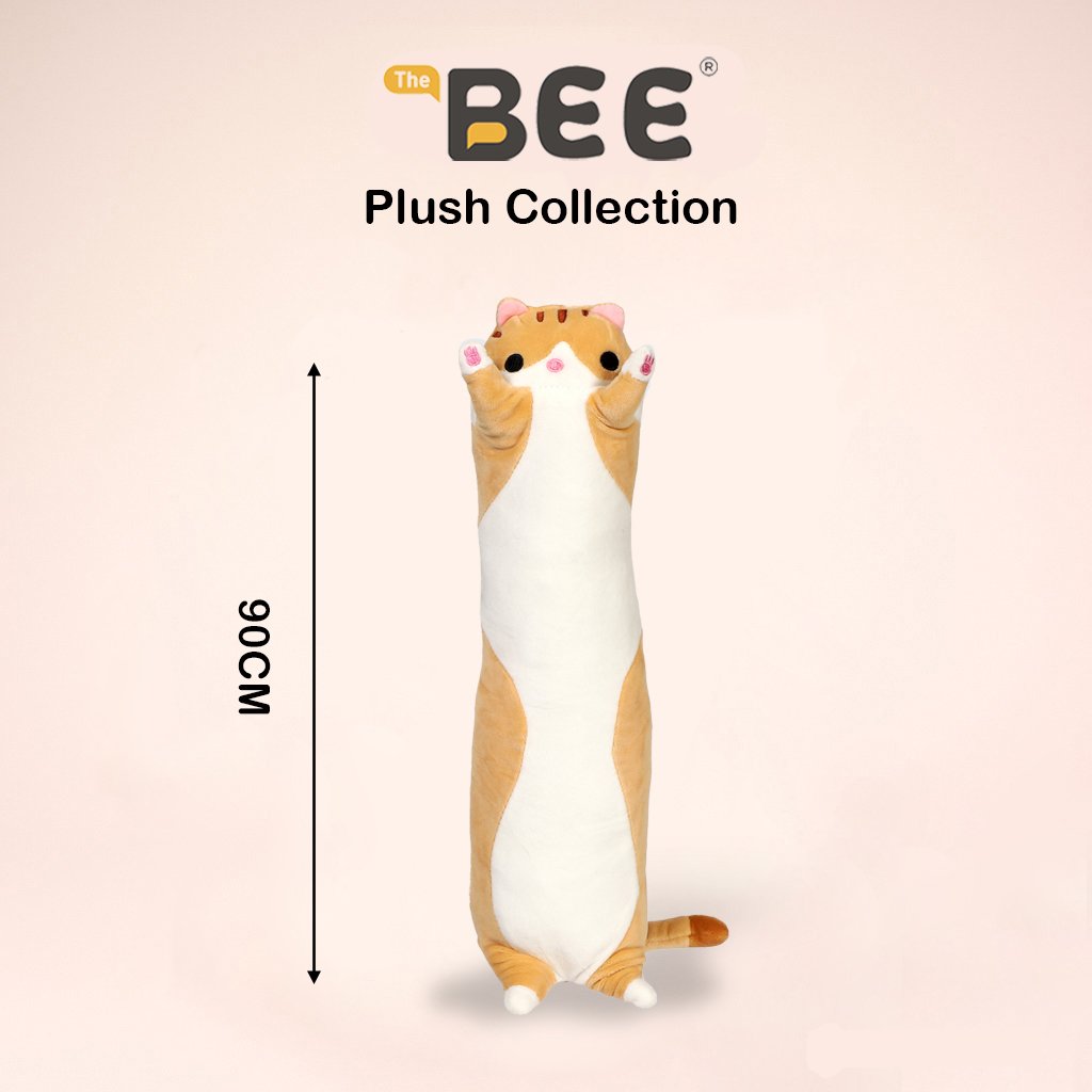 ABRAZO GATO 90CM MARRON