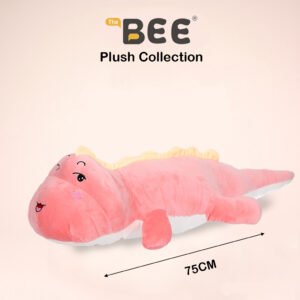 VERSION TUMBADA DE DINOSAURIO 75CM ROSA.