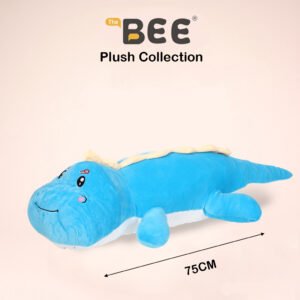 VERSION TUMBADA DE DINOSAURIO 75 CM AZUL CIELO.