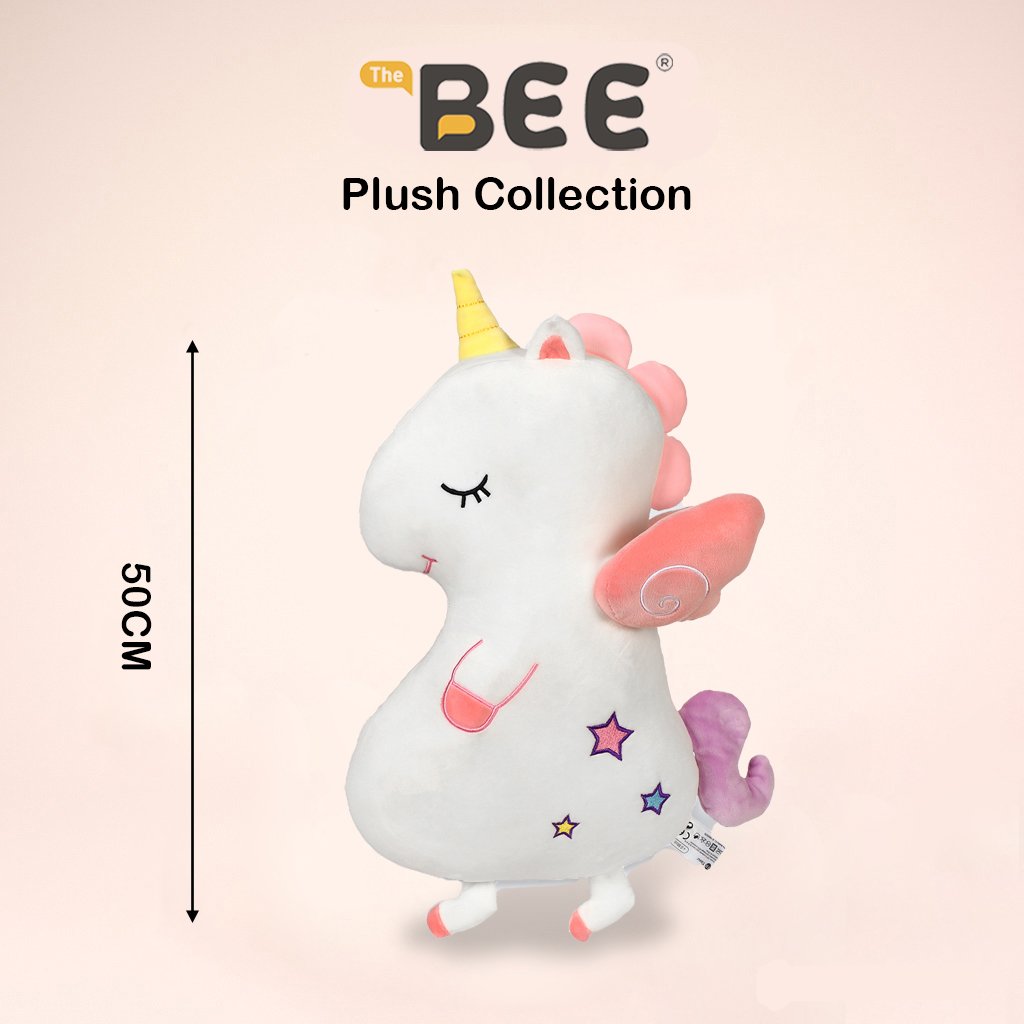 ANGEL UNICORNIO 50CM BLANCO