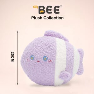 PELUCHE BEE PECECITO YANMI MORADO 25cm