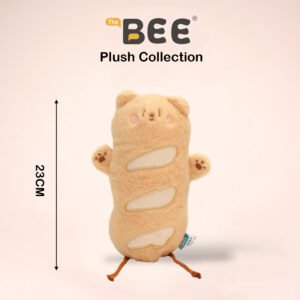 PELUCHE BEE PAN BAGEL-BAGUETTE (T) 23cm
