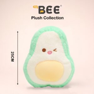 PELUCHE BEE SERIE DE GELATINA LINGLONG: AGUACATE 25cm
