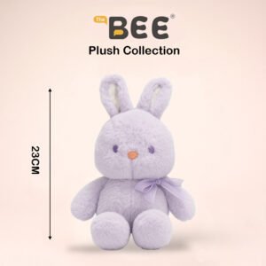 PELUCHE BEE CARAMELO DE CONEJITO ARCOIRIS MORADO 23cm