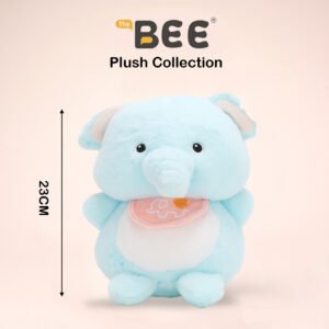 PELUCHE BEE MUÑECA HUA MEOW-ELEFANTE AZUL 23cm