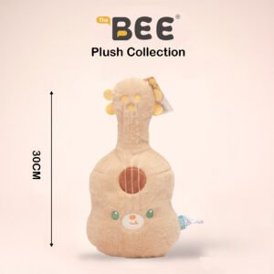 PELUCHE BEE BANDA DE GUITARRAS BLANCO 30cm
