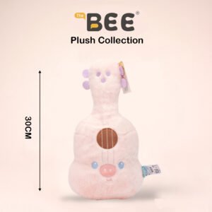 PELUCHE BEE BANDA DE GUITARRAS AMARILLO 30cm