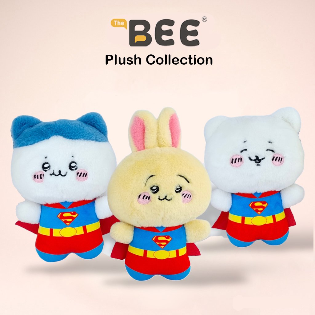PELUCHE BEE SUPERMAN KAWAII