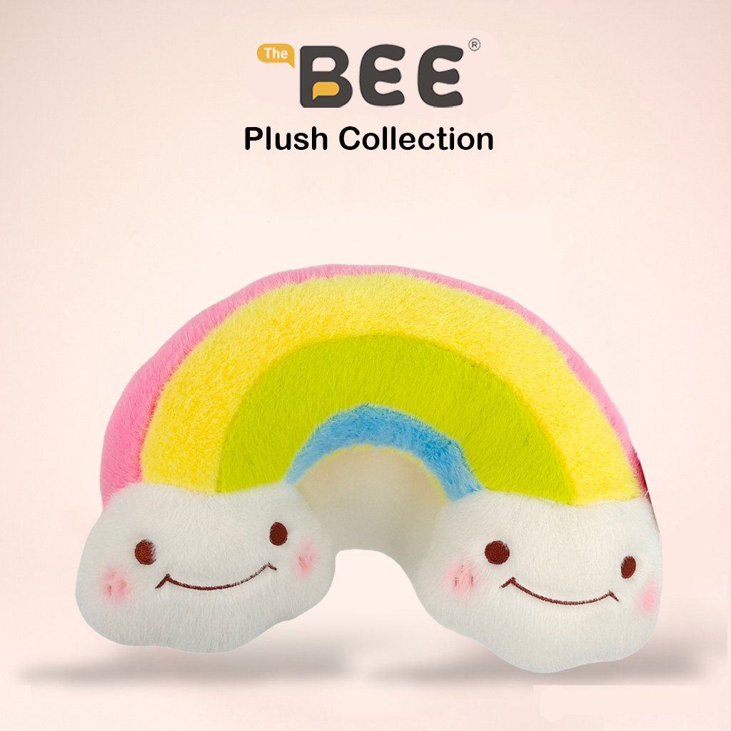 PELUCHE BEE ARCOIRIS SONRIENTE
