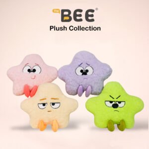 PELUCHE BEE PINCEL DE FLORES CON ESTRELLAS
