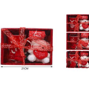 Oso de peluche con taza – set de regalo