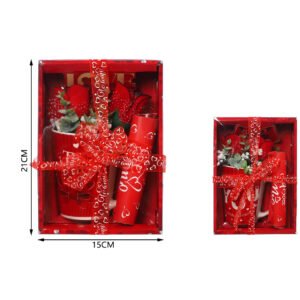 Rosa con taza – set de regalo