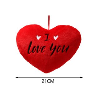 Corazon 21 cm pelo de conejo