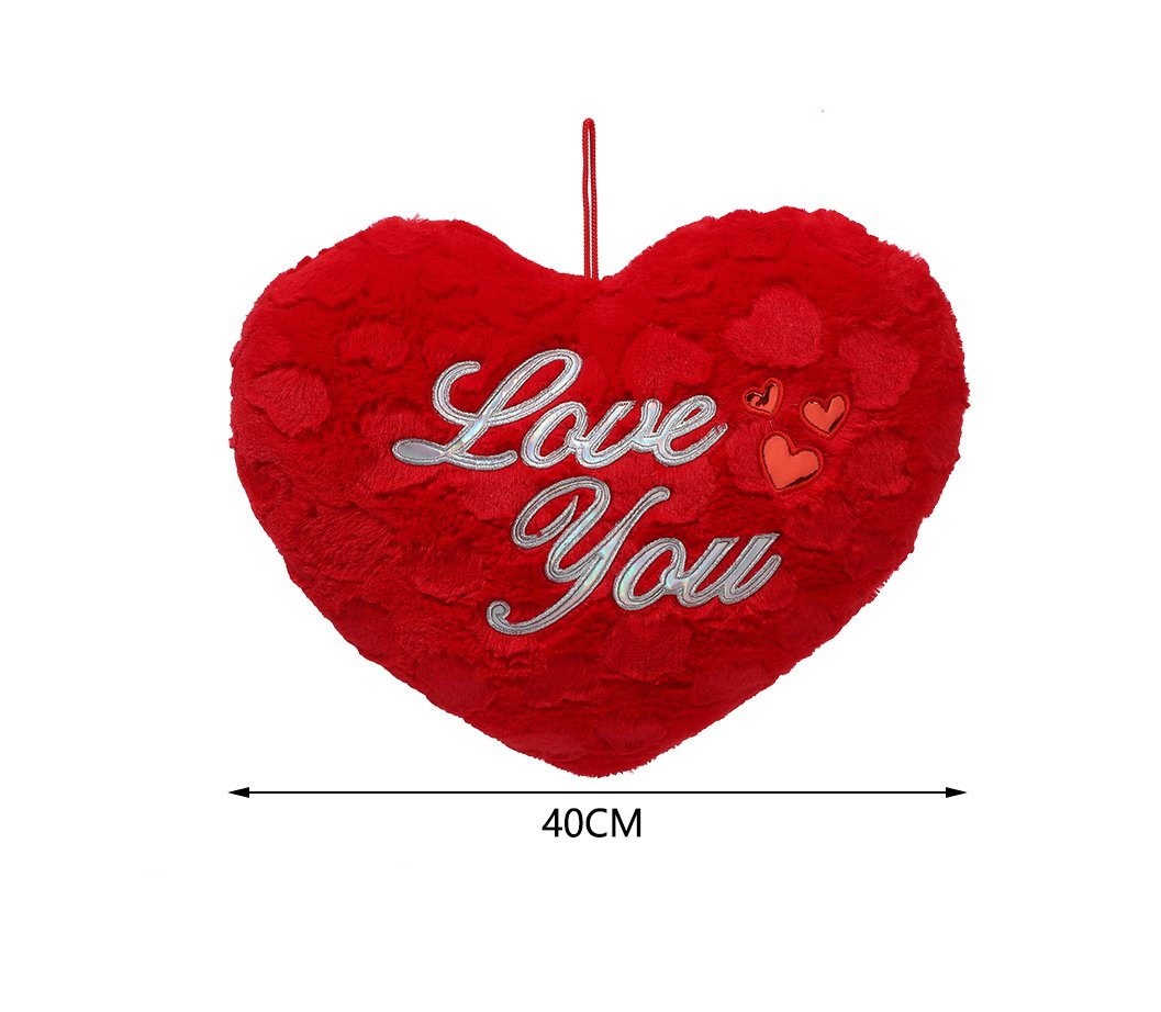 Corazon 40 cm terciopelo corazon