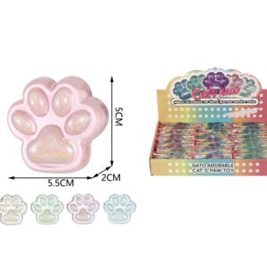 PATA DE GATO ANTI-ESTRES  TRANSPARTENTE BLILLANTE 5 COLORES 30g