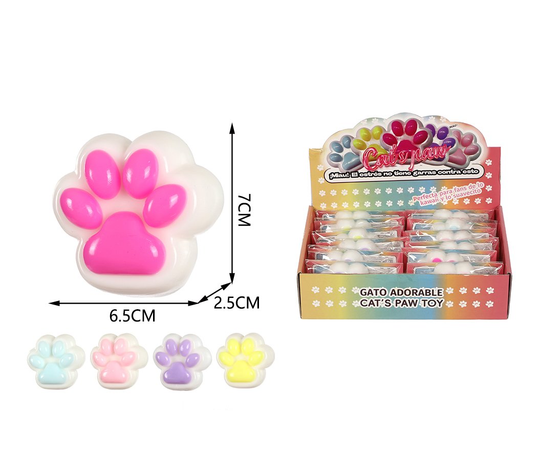 PATA DE GATO ANTI-ESTRES BLANCO 5 COLORES60g