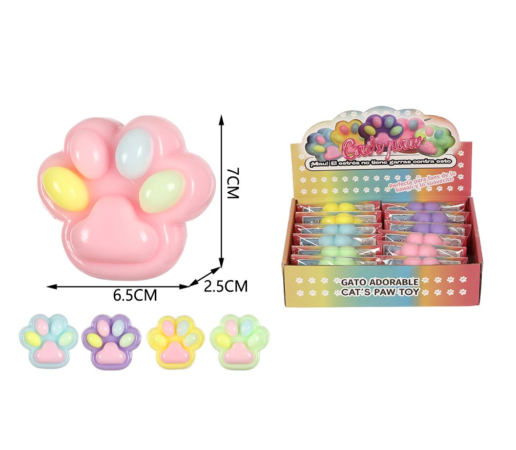 PATA DE GATO ANTI-ESTRES MACARONS 5 COLORES 60g