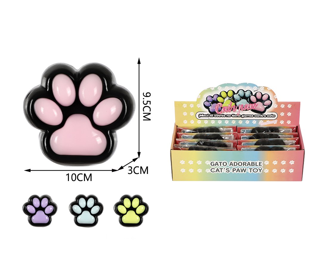 PATA DE GATO ANTI-ESTRES NEGRO 4 COLORES 120g