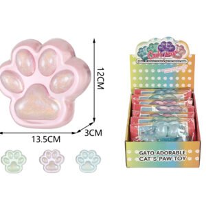 PATA DE GATO ANTI-ESTRES  TRANSPARTENTE BLILLANTE 4 COLORES 180g