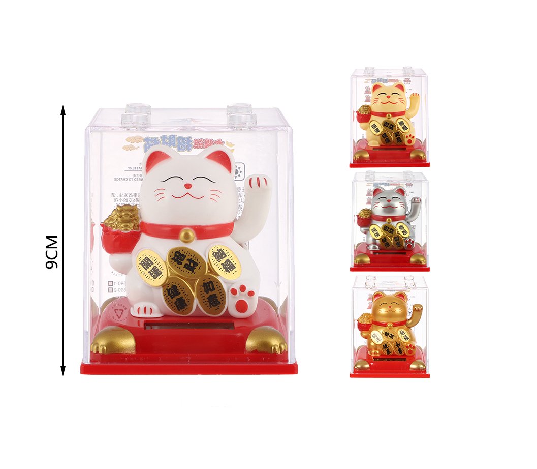 Gato solar “Bolsa de fortuna”