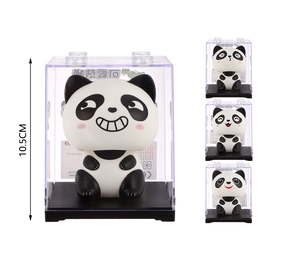 Panda solar con movimiento de cabeza