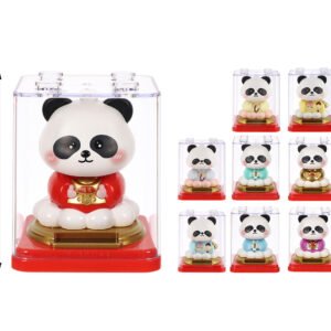 Panda solar con movimiento de cabeza