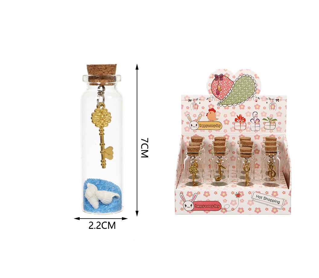 BOTELLA ARTESANAL DECORATIVA