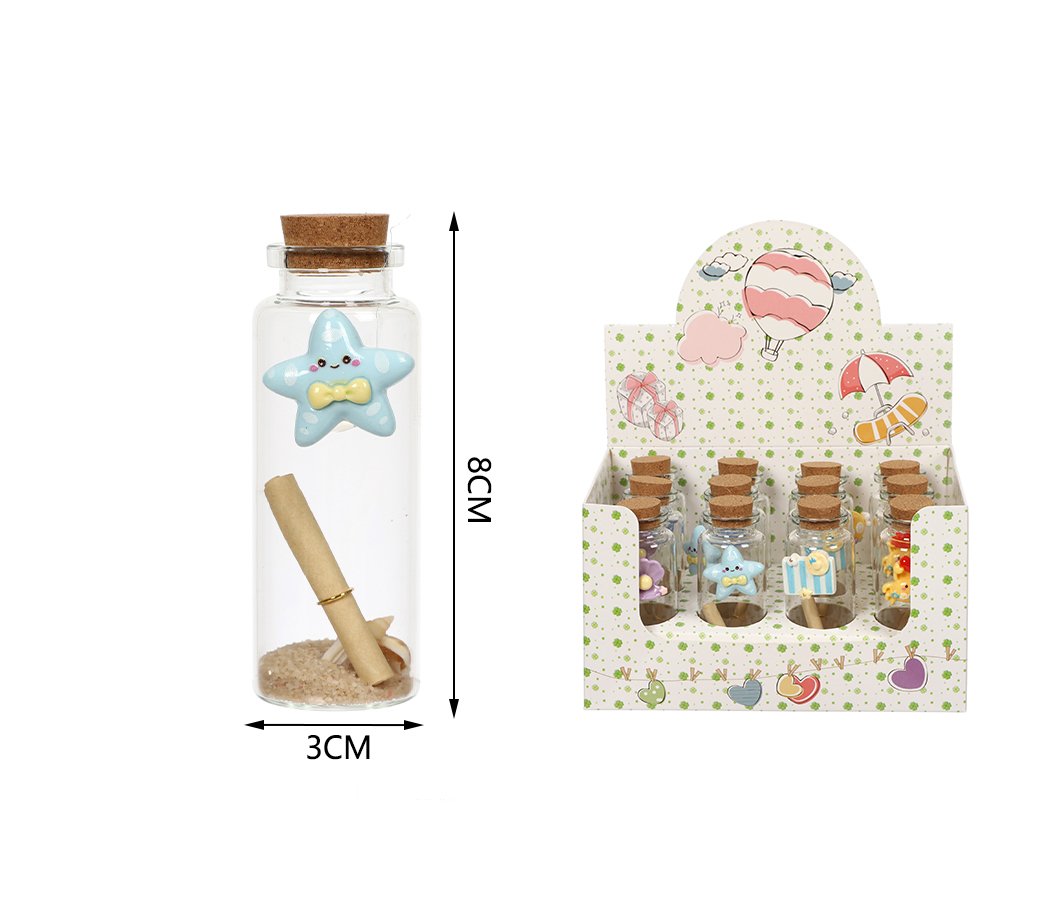 BOTELLA ARTESANAL DECORATIVA