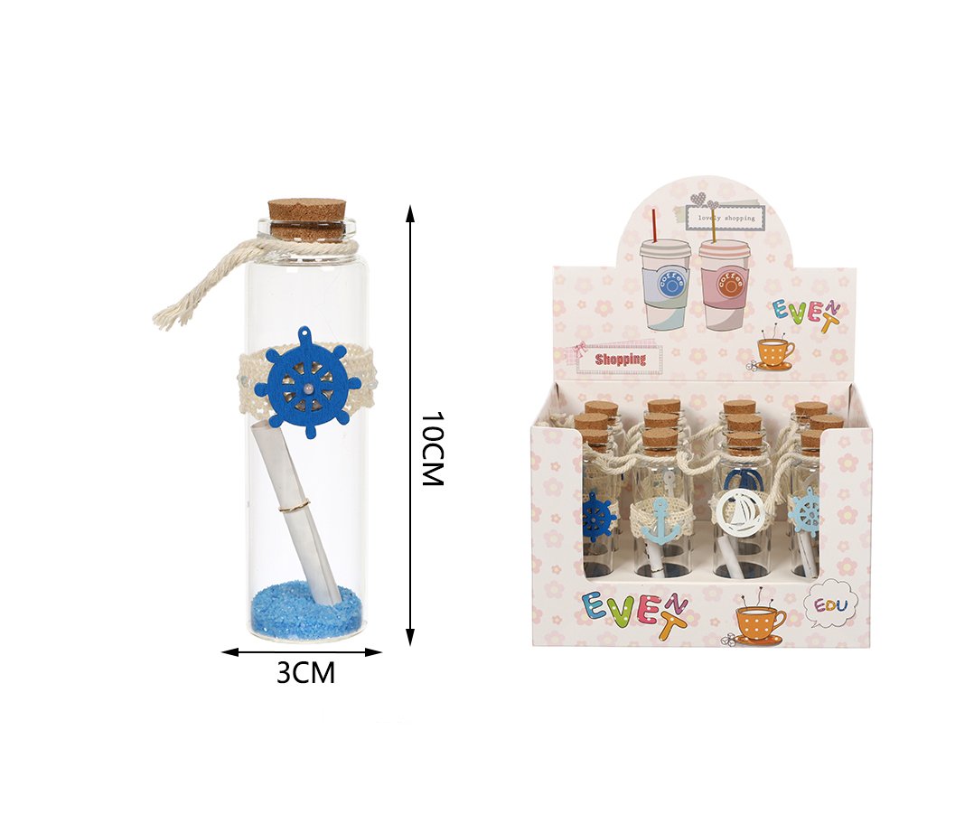 BOTELLA ARTESANAL DECORATIVA