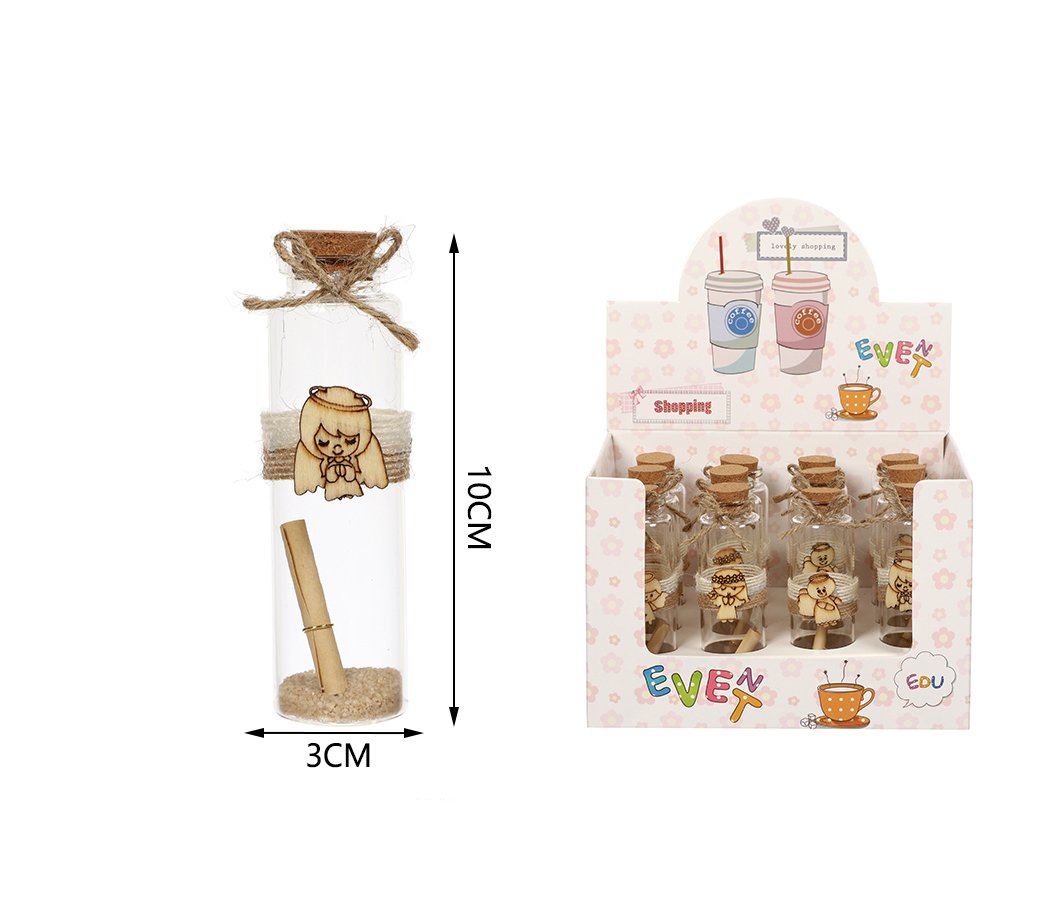 BOTELLA ARTESANAL DECORATIVA