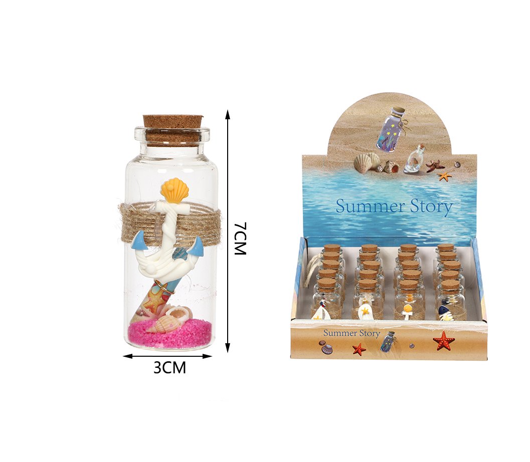 BOTELLA ARTESANAL DECORATIVA