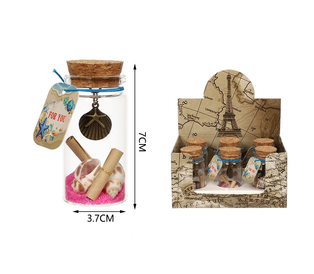 BOTELLA ARTESANAL DECORATIVA