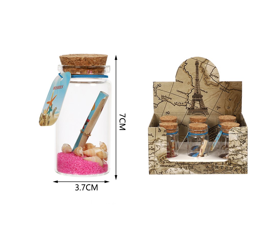 BOTELLA ARTESANAL DECORATIVA