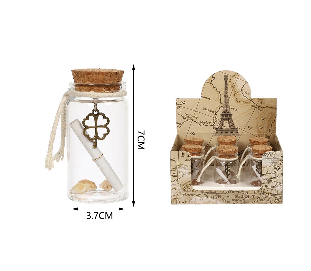 BOTELLA ARTESANAL DECORATIVA