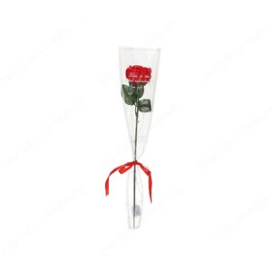 Rosa de 5 capas con luz