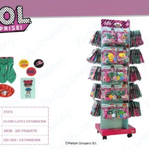 EXPOSITOR DE GLOBOS DE L.O.L C/320PAQUETES