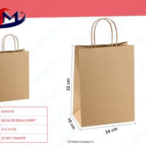 BOLSA REGALO S KRAFT 32x10x24