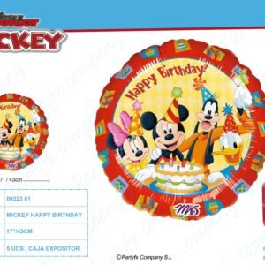 Mickey Happy Birthday GLOBO FOIL