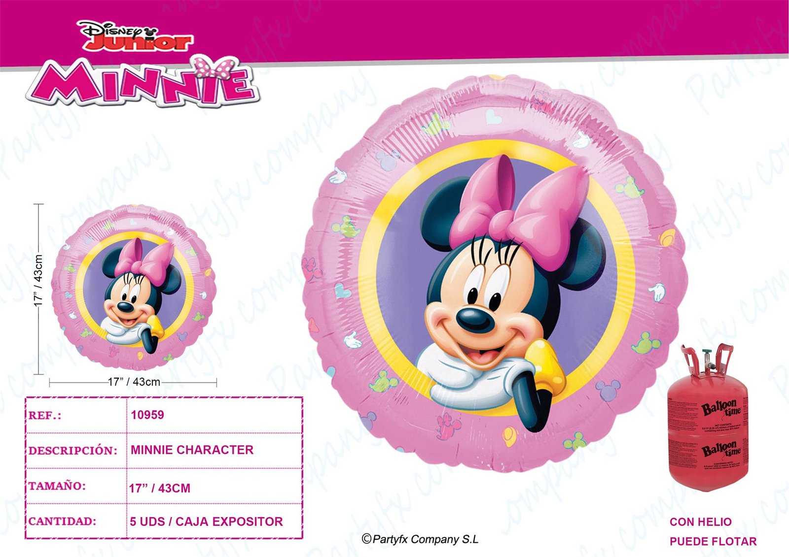 Minnie Character GLOBO FOIL