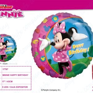 Minnie Happy Birthday GLOBO FOIL