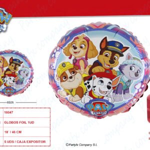 GLOBO FOIL Iff / 046CM. AVENTURAS PATRULLACANIMA