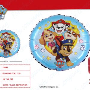 GLOBO FOIL W/046CM. PATRULLACANINA