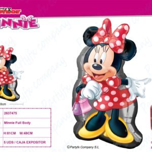 MINNIE FULL BODY GLOBO FOIL 48CM X 81CM