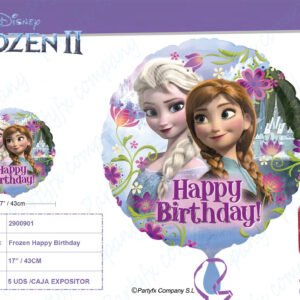 Frozen Happy BirthdayGLOBO FOIL  43  cm